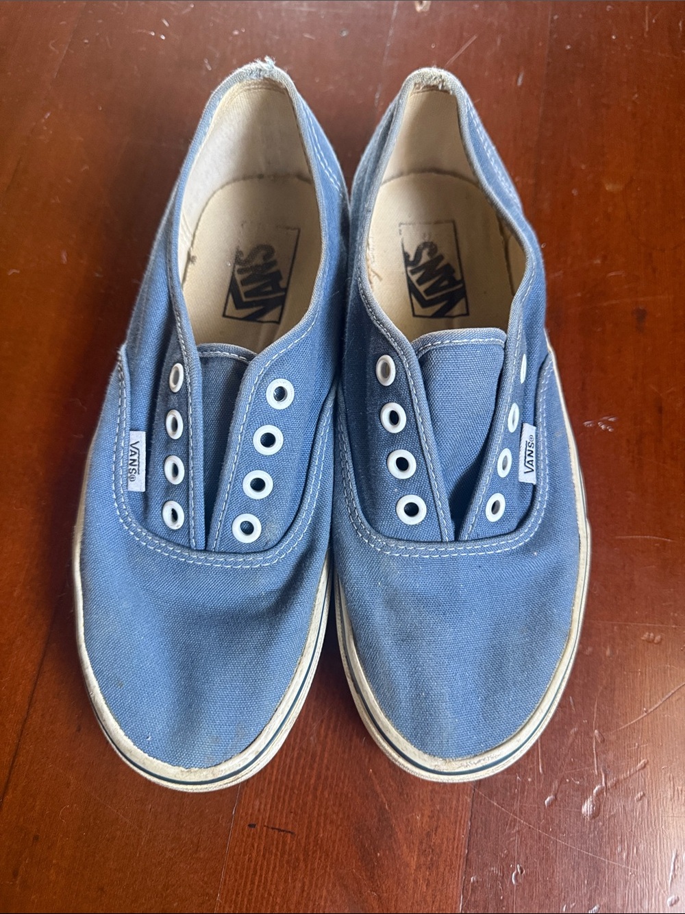 Vans Slip-On Canvas Sneakers - Blue